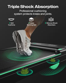 2-in-1 Foldable Walking Pad Treadmill