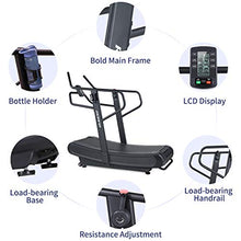 Curved Manual Running Treadmill