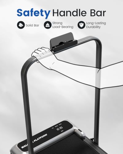 Walking Pad Treadmill with Handle Bar