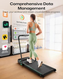 2-in-1 Foldable Walking Pad Treadmill