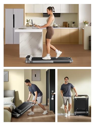 2-in-1 Foldable Walking Pad Treadmill