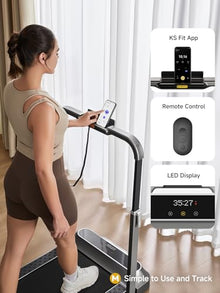 2-in-1 Foldable Walking Pad Treadmill