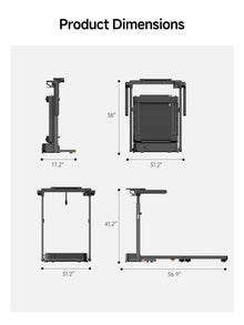 Foldable Walking Pad Treadmill