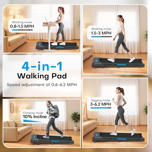 Incline Walking Pad Treadmill