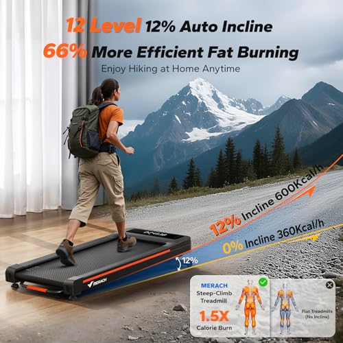 Auto Incline Walking Pad Treadmill