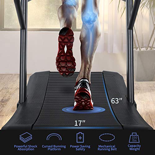 Curved Manual Running Treadmill