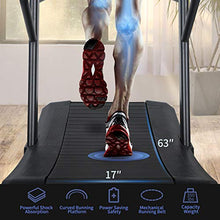 Curved Manual Running Treadmill