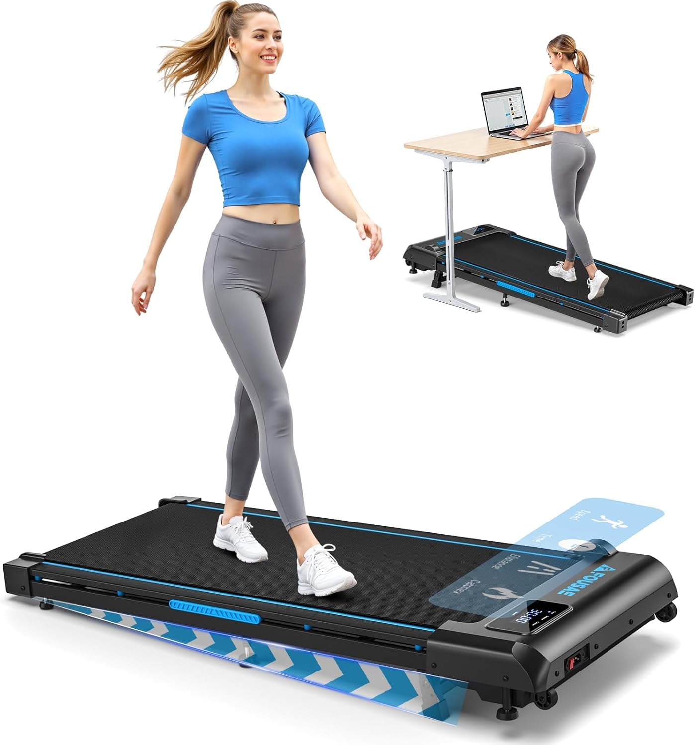 Incline Walking Pad Treadmill