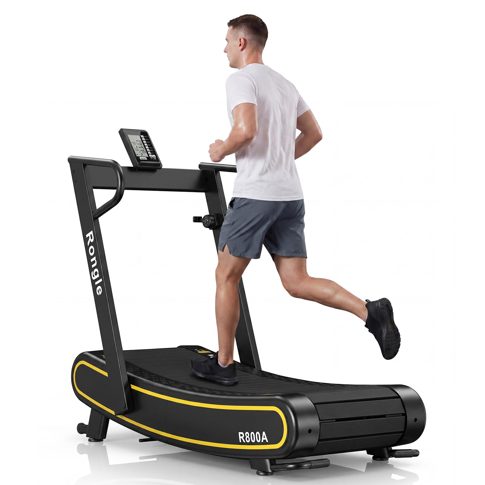 Foldable Curved Manual Treadmill