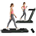 2-in-1 Foldable Walking Pad Treadmill