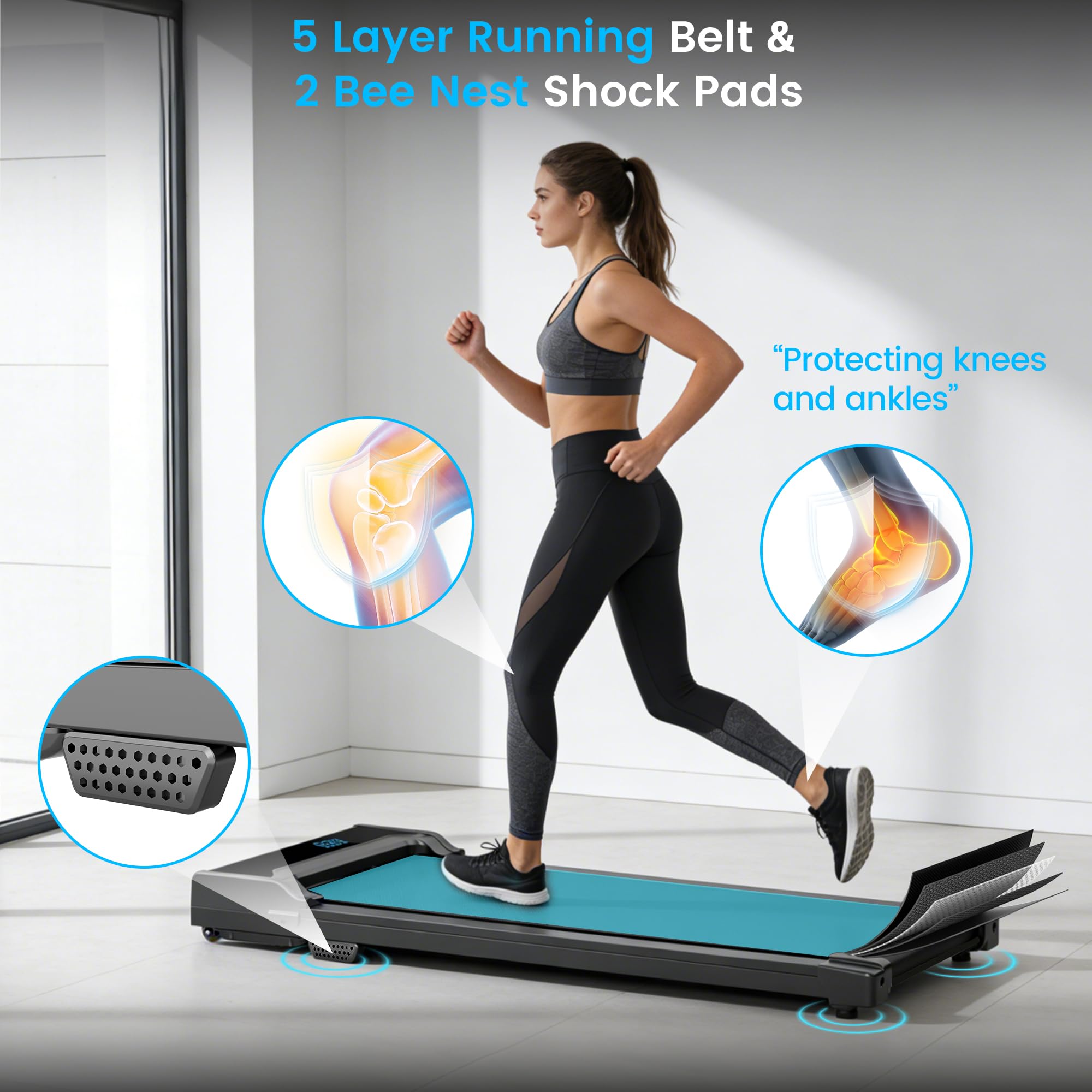Portable Under Desk Walking Pad