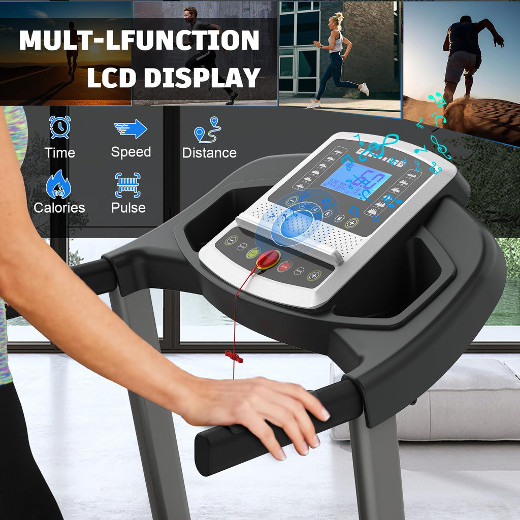 Foldable Home Treadmill with App Control