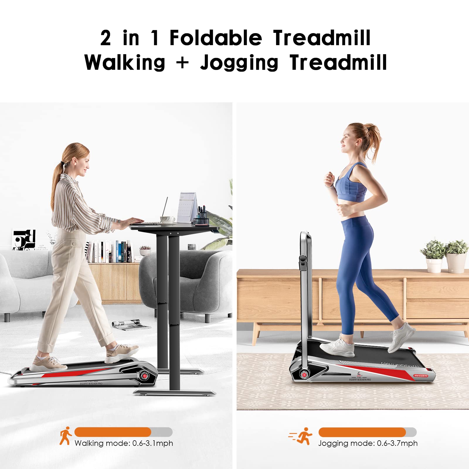 Incline Under Desk Walking Pad