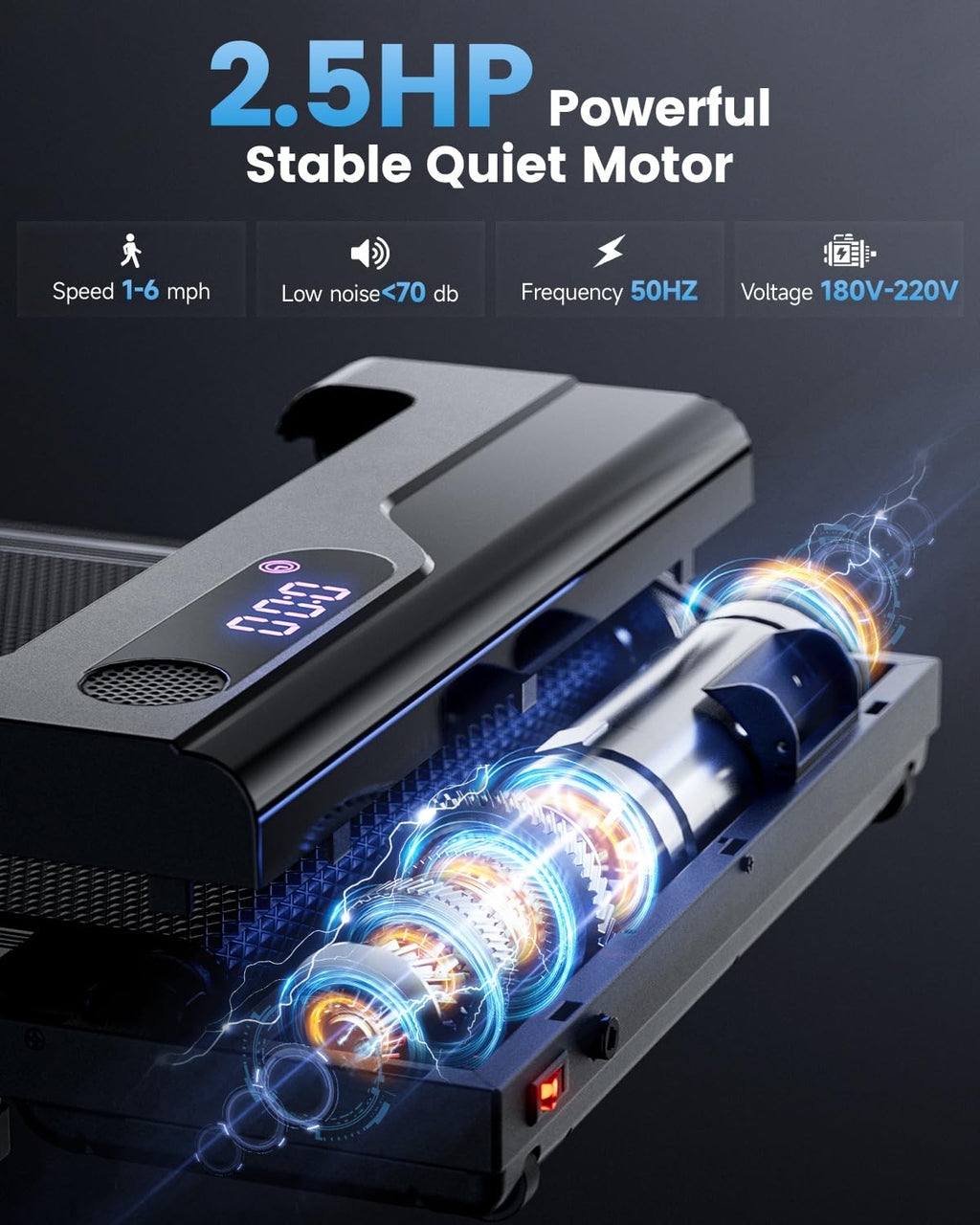 Portable Under Desk Walking Pad Treadmill