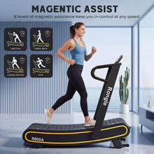 Foldable Curved Manual Treadmill