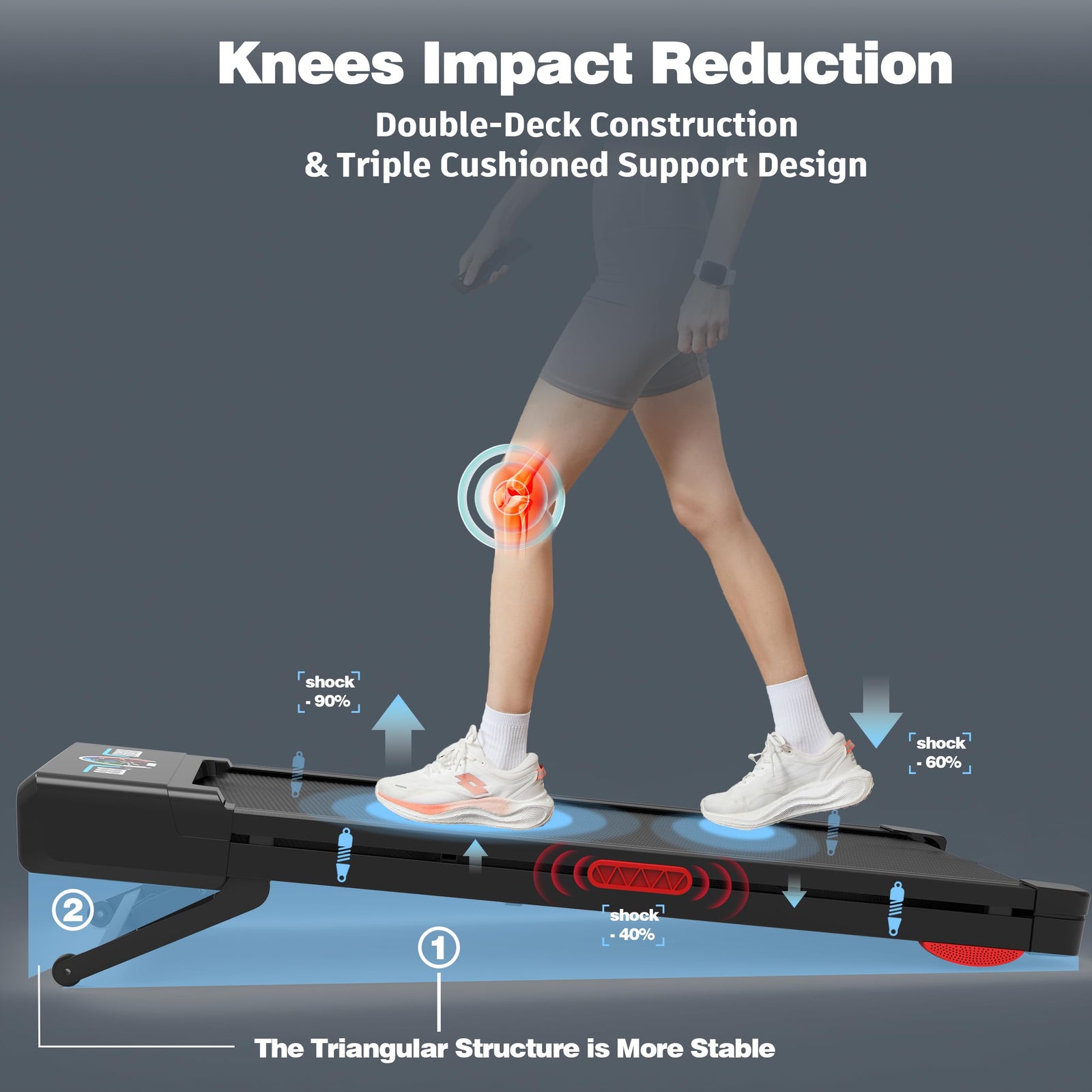Auto Incline Walking Pad Treadmill