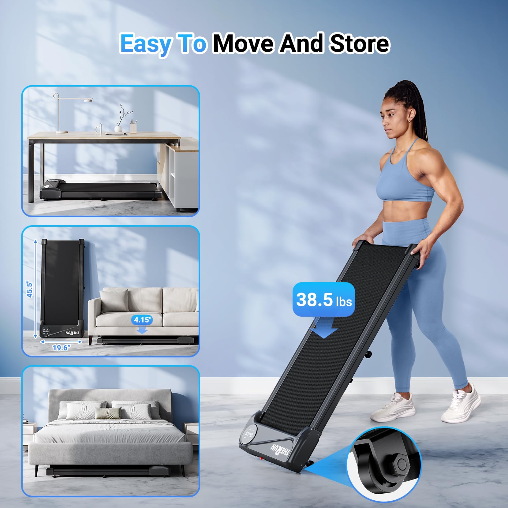 Portable Walking Pad Treadmill