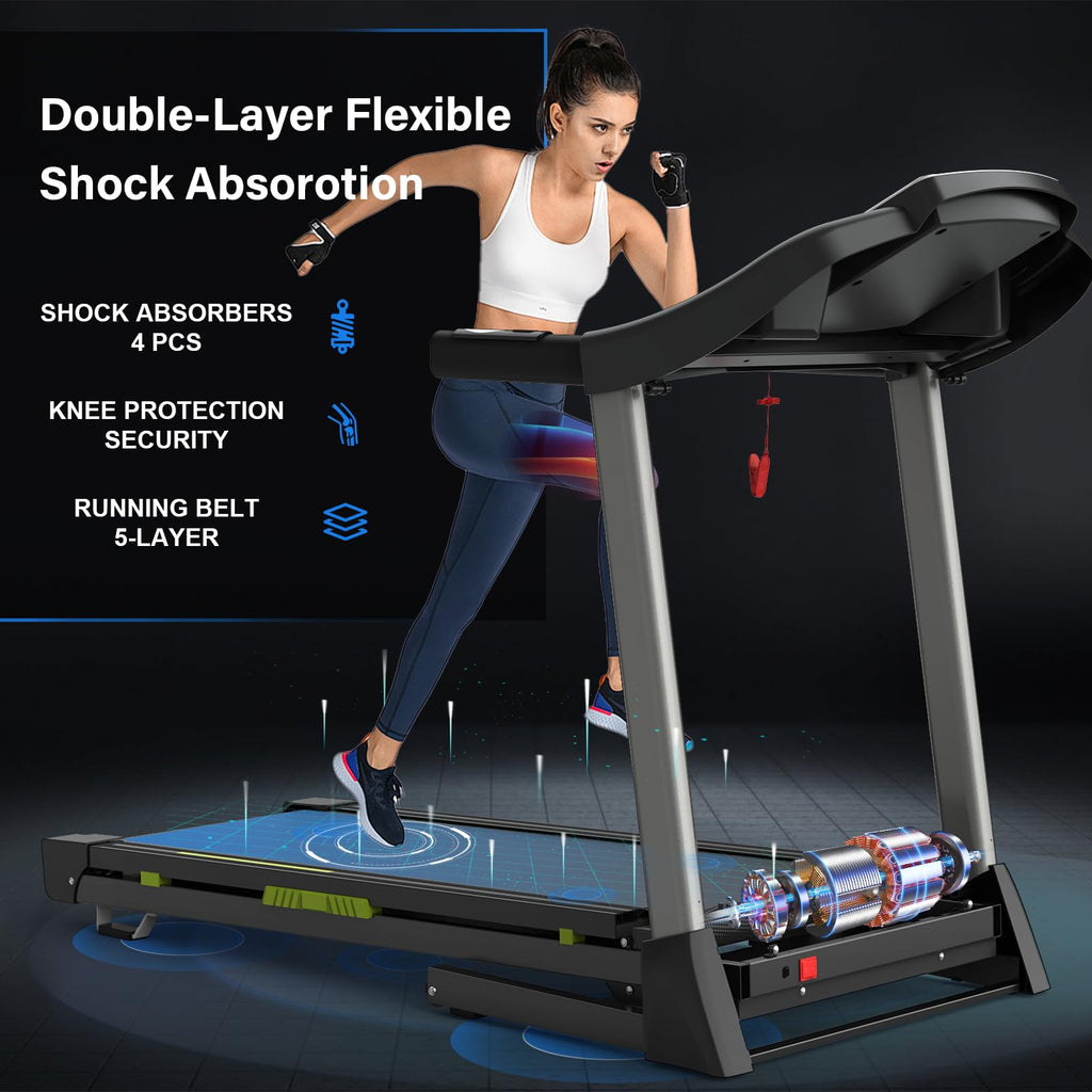Foldable Home Treadmill with App Control