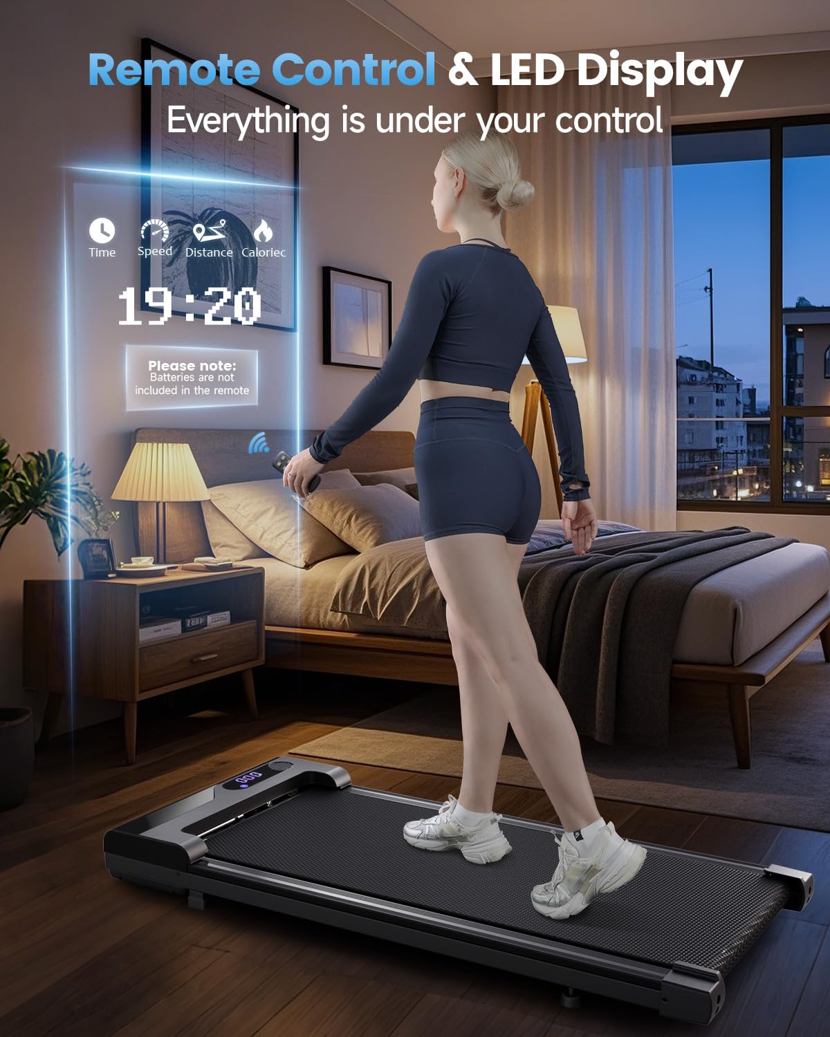 Portable Under Desk Walking Pad Treadmill