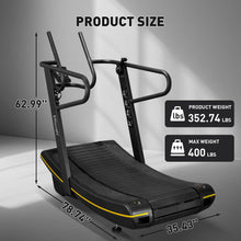 Curved Manual Resistance Treadmill