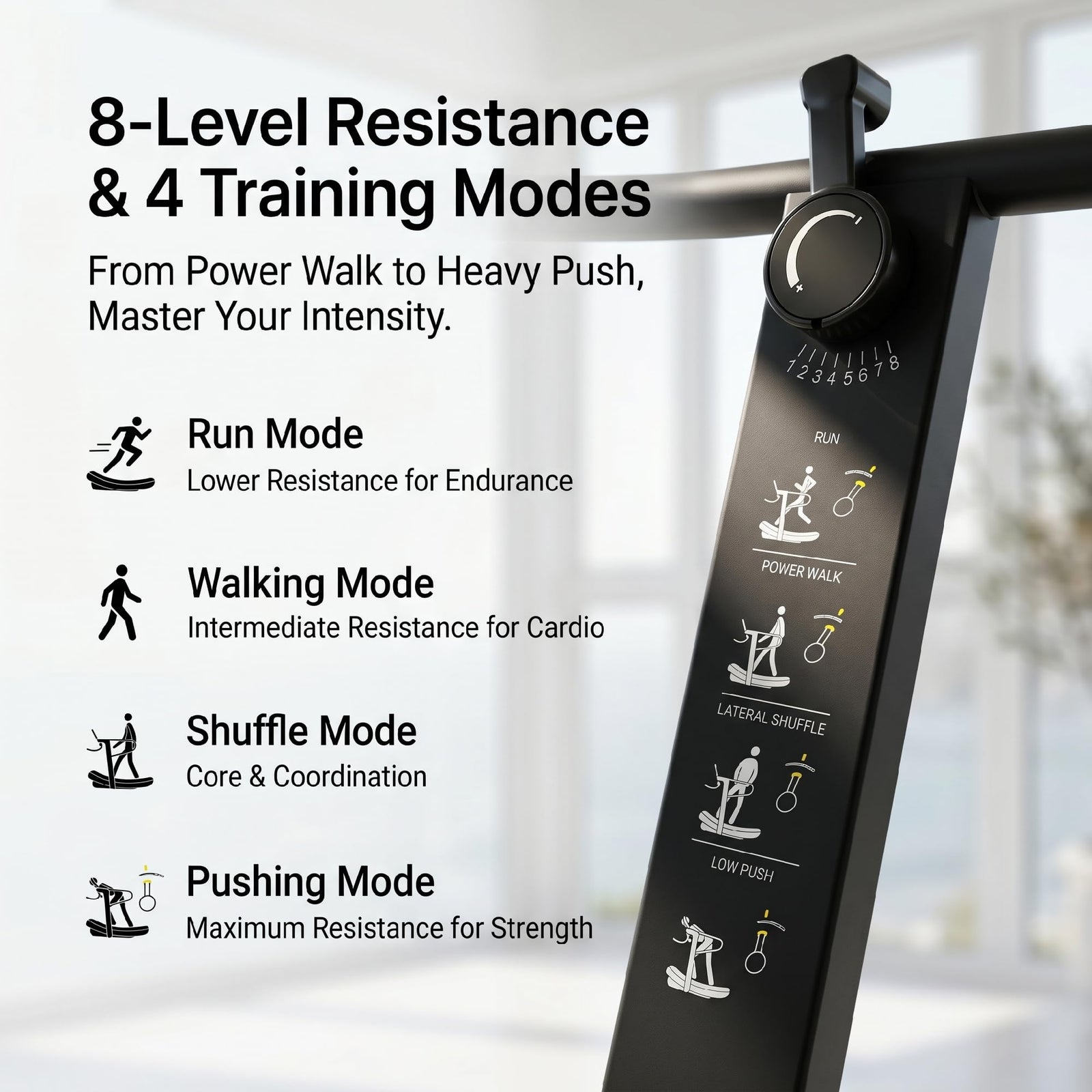 Curved Manual Resistance Treadmill