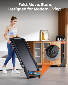 Foldable Incline Walking Pad Treadmill
