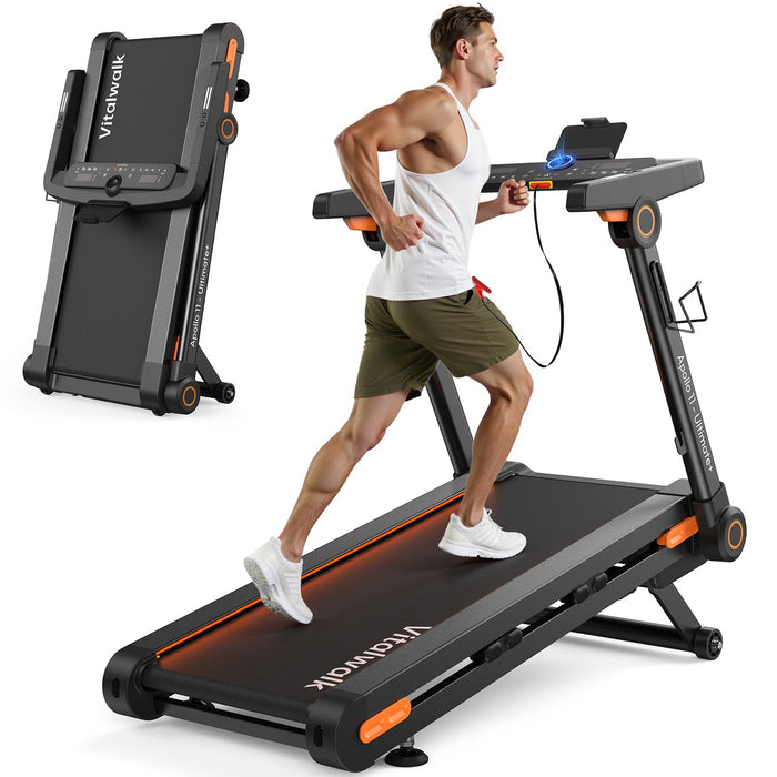 Foldable Auto Incline Walking Pad Treadmill