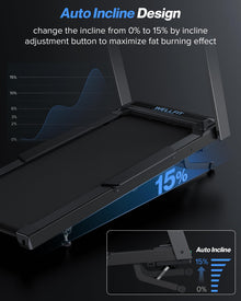 Auto Incline Folding Treadmill