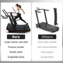 Curved Manual Resistance Treadmill
