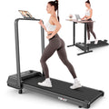 Foldable Incline Walking Pad with Handle Bar