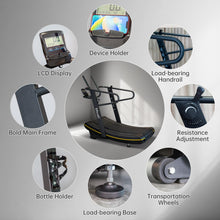 Curved Manual Resistance Treadmill