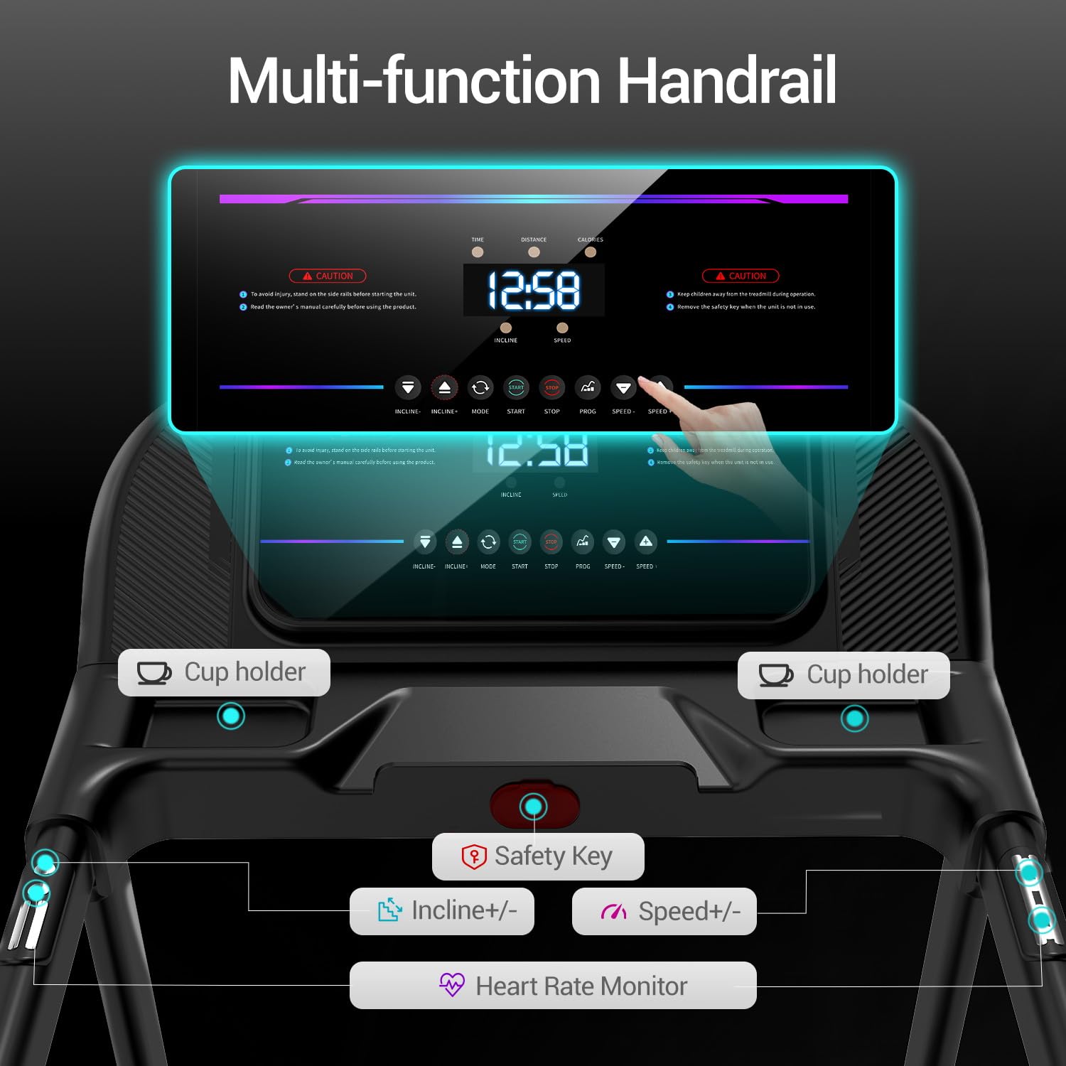 Foldable Auto Incline Treadmill