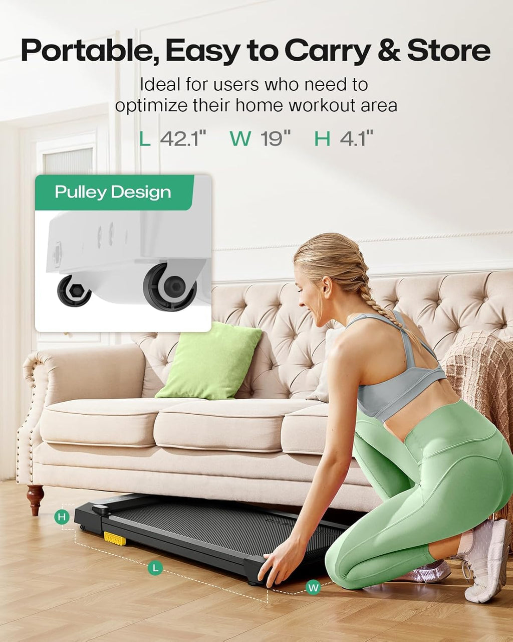 Smart Under Desk Walking Pad