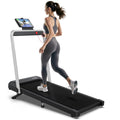 Foldable Incline Walking Pad with Handle Bar
