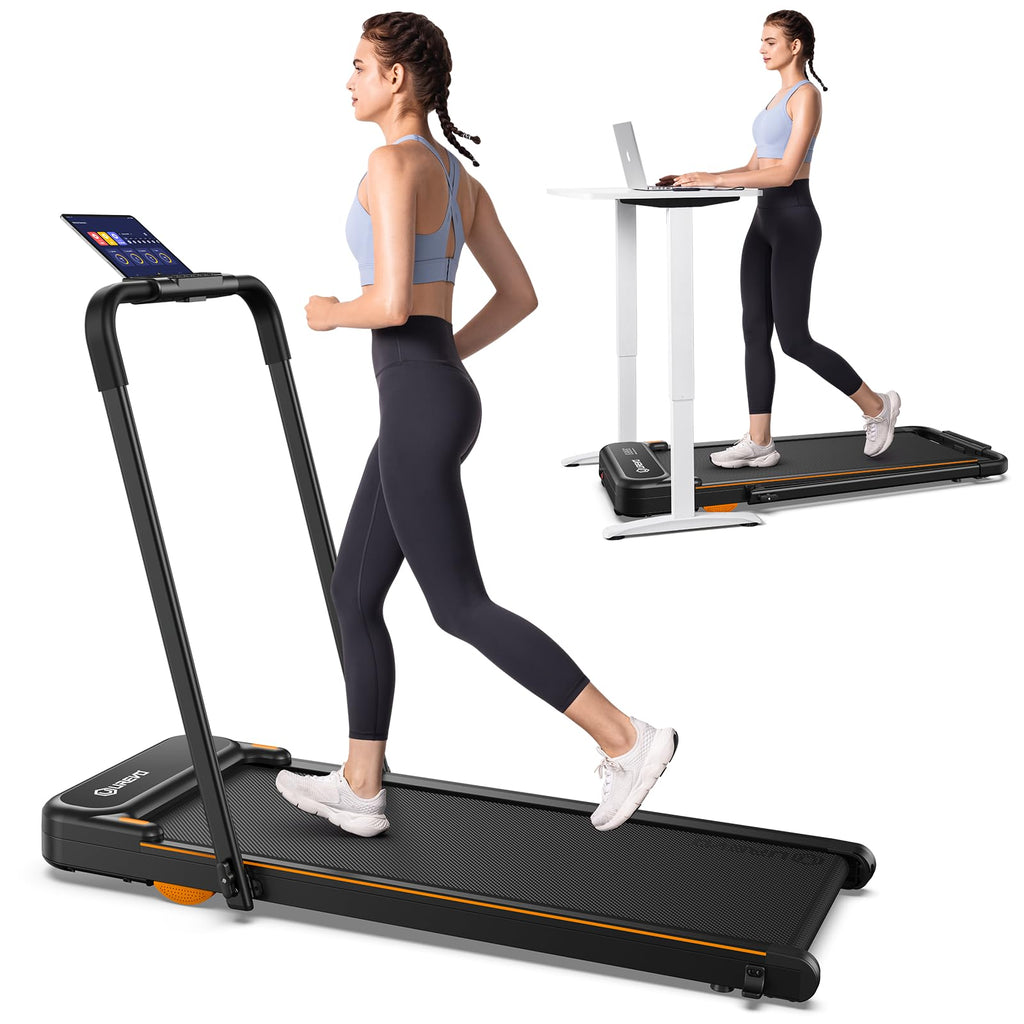 2-in-1 Foldable Walking Pad Treadmill