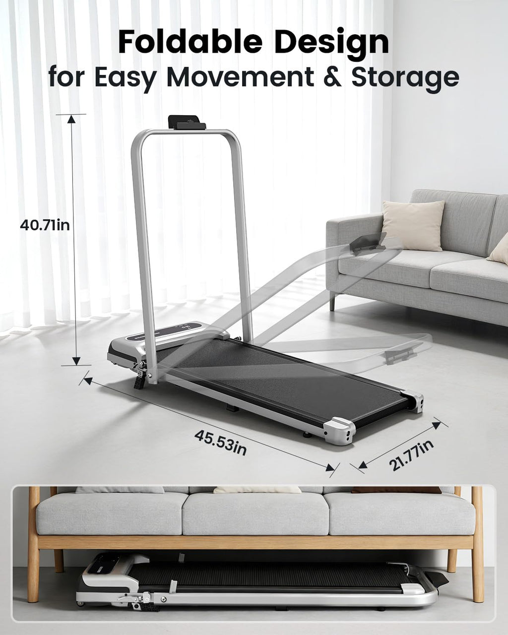 Portable Walking Pad Treadmill