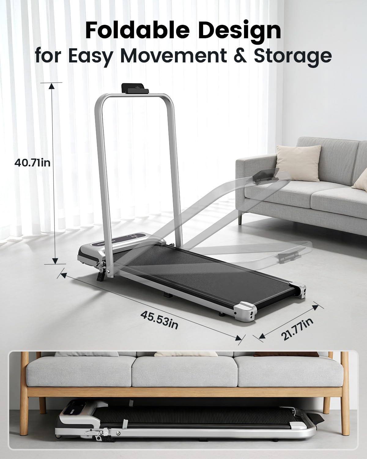 Portable Walking Pad Treadmill