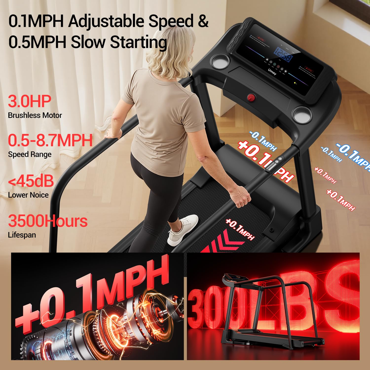 Foldable Auto Incline Treadmill