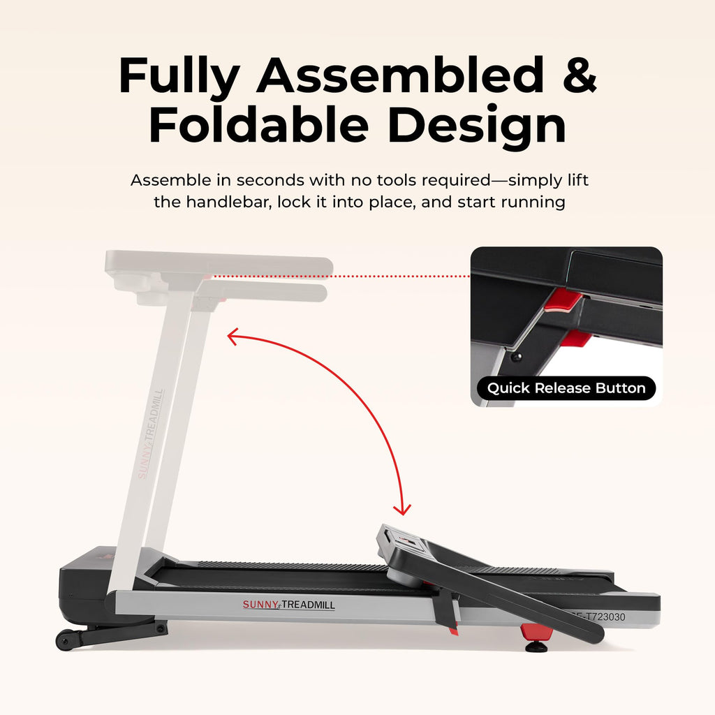 Foldable Smart Auto Incline Treadmill
