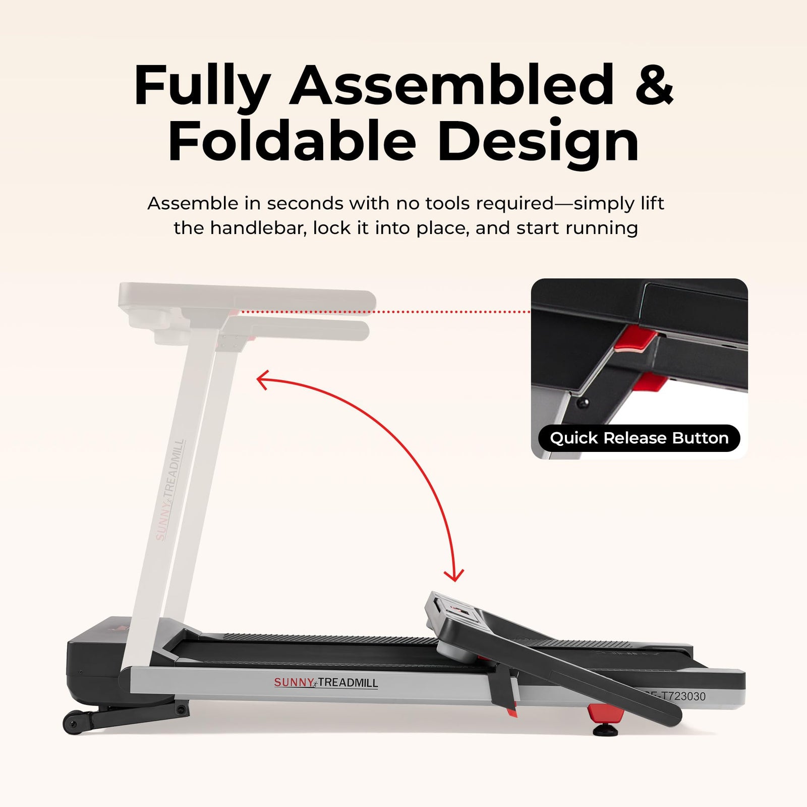Foldable Smart Auto Incline Treadmill