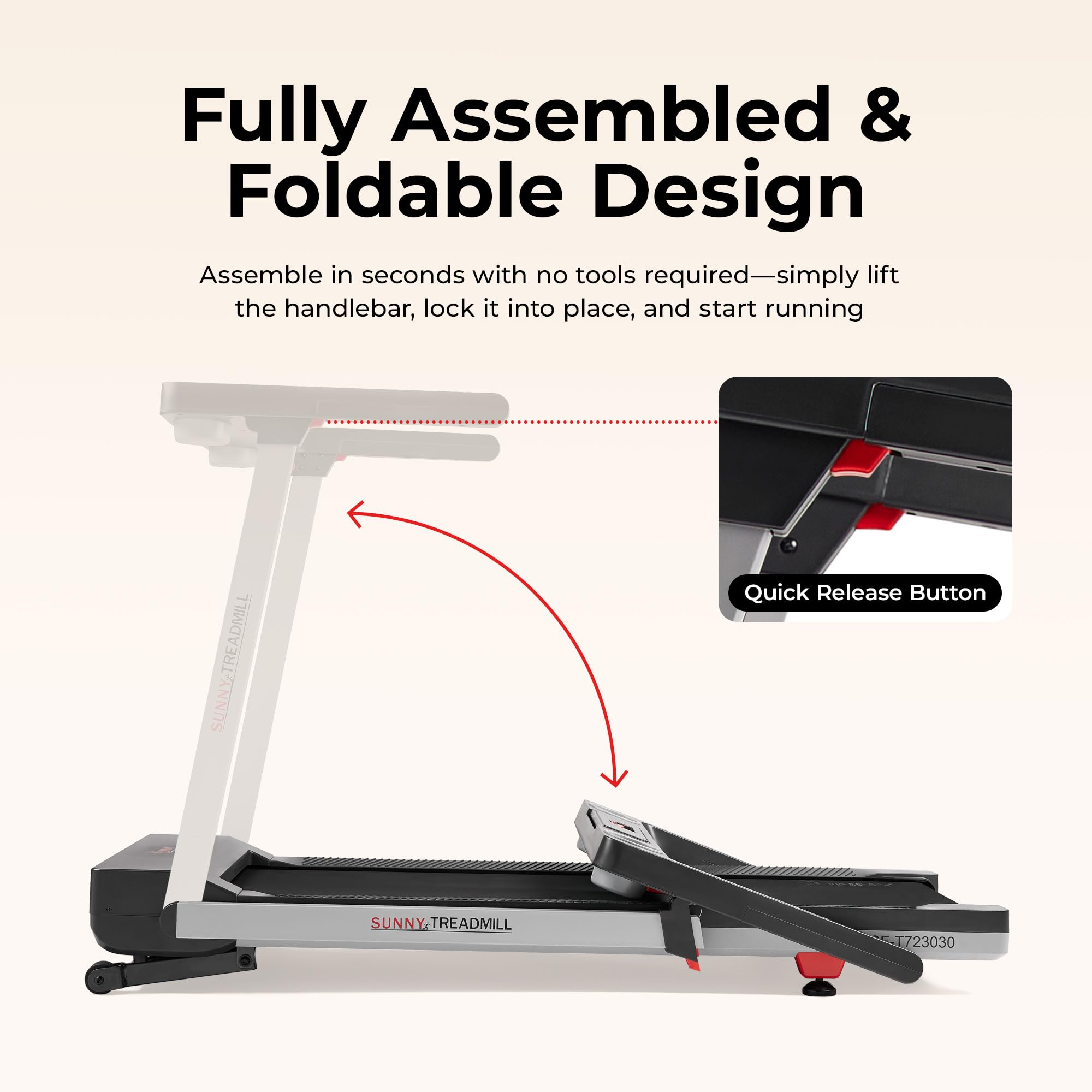 Foldable Smart Auto Incline Treadmill