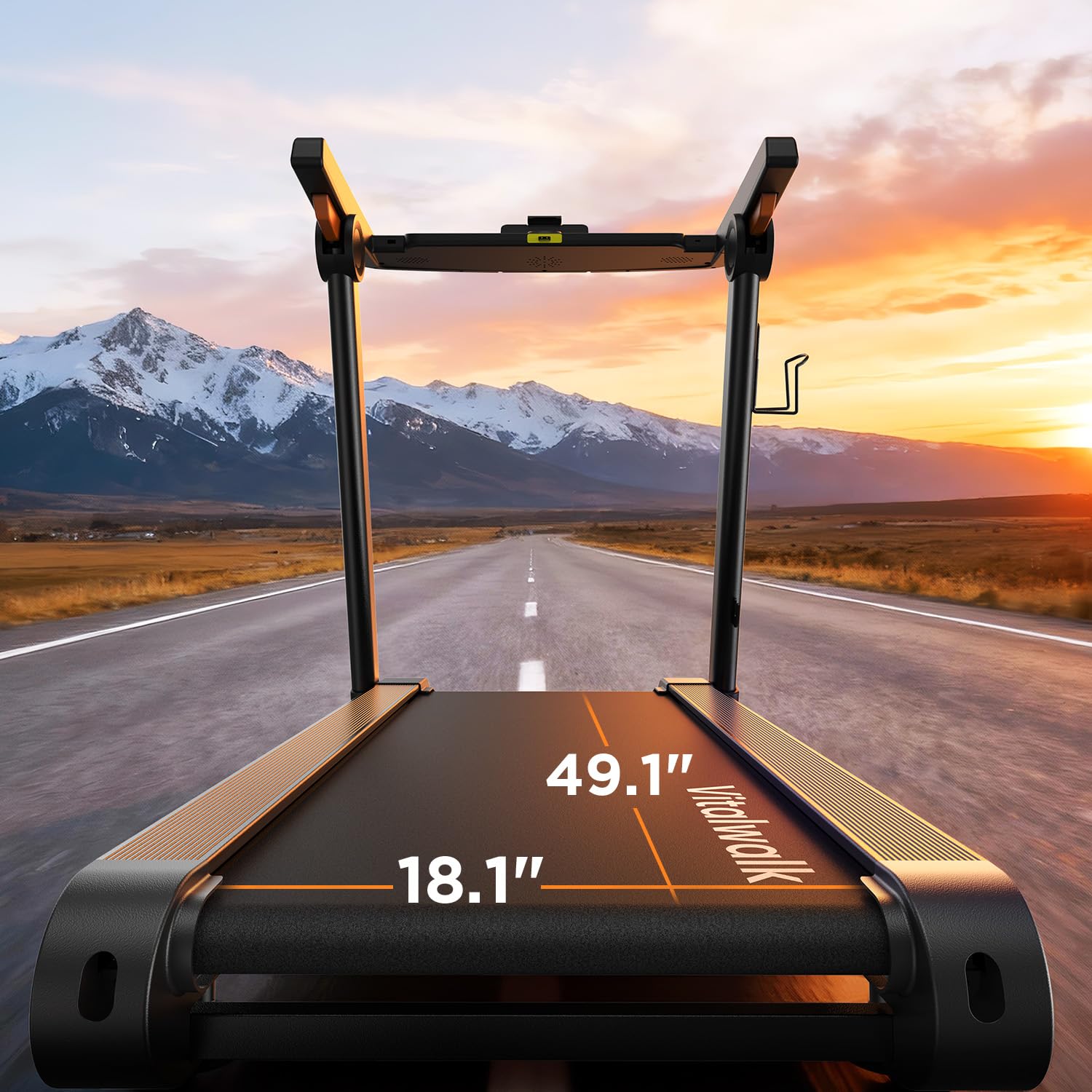 Foldable Auto Incline Walking Pad Treadmill