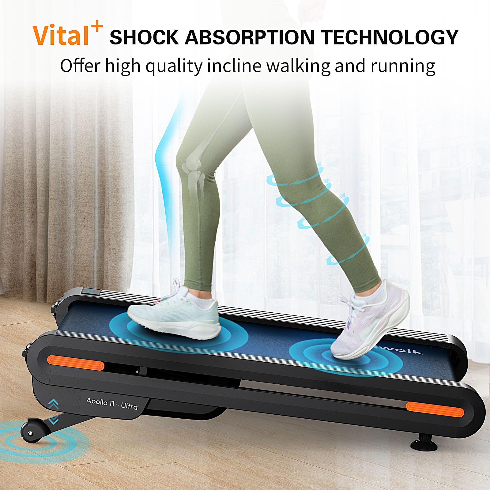 Auto Incline Walking Pad Treadmill