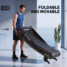 Foldable Curved Manual Treadmill