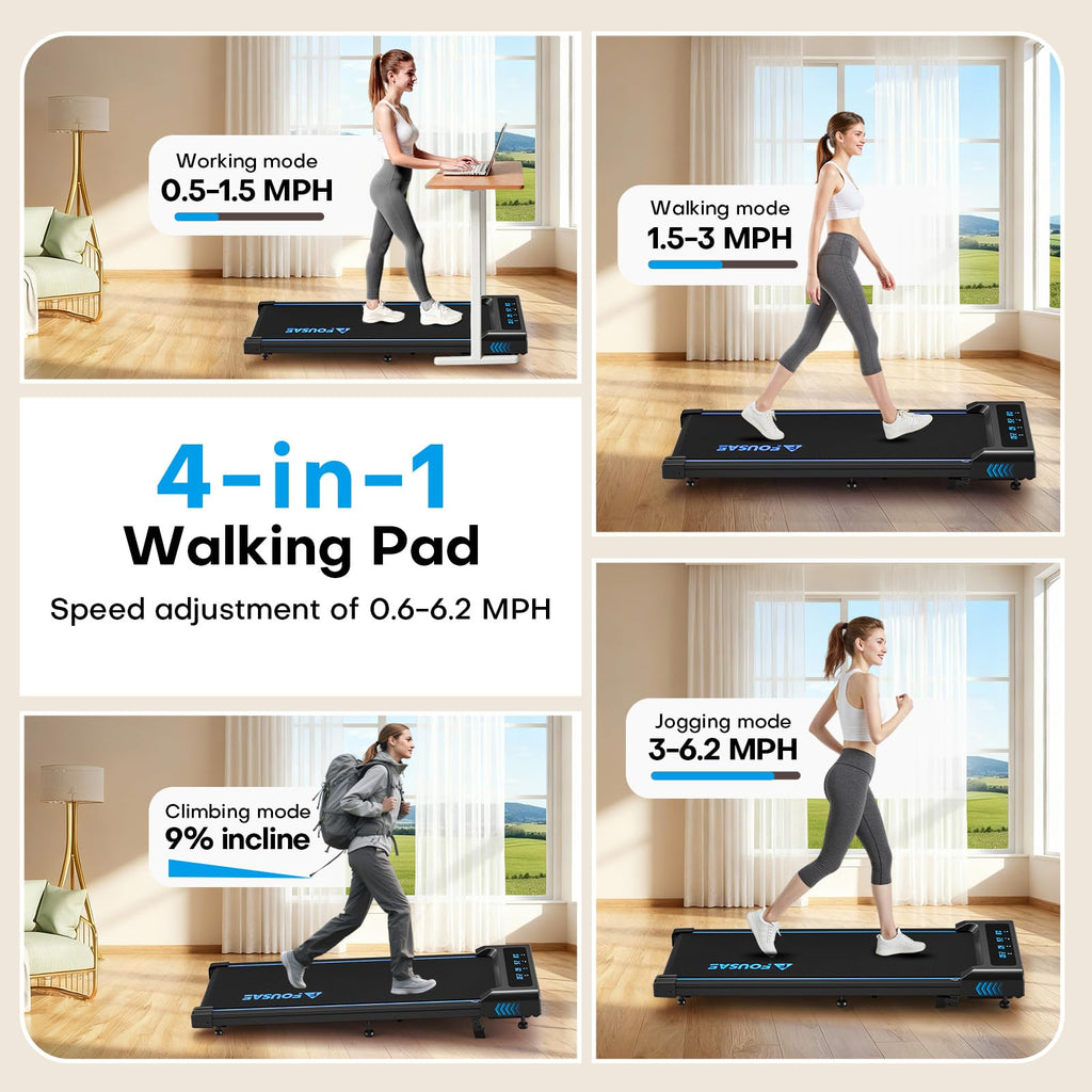 Incline Walking Pad Treadmill