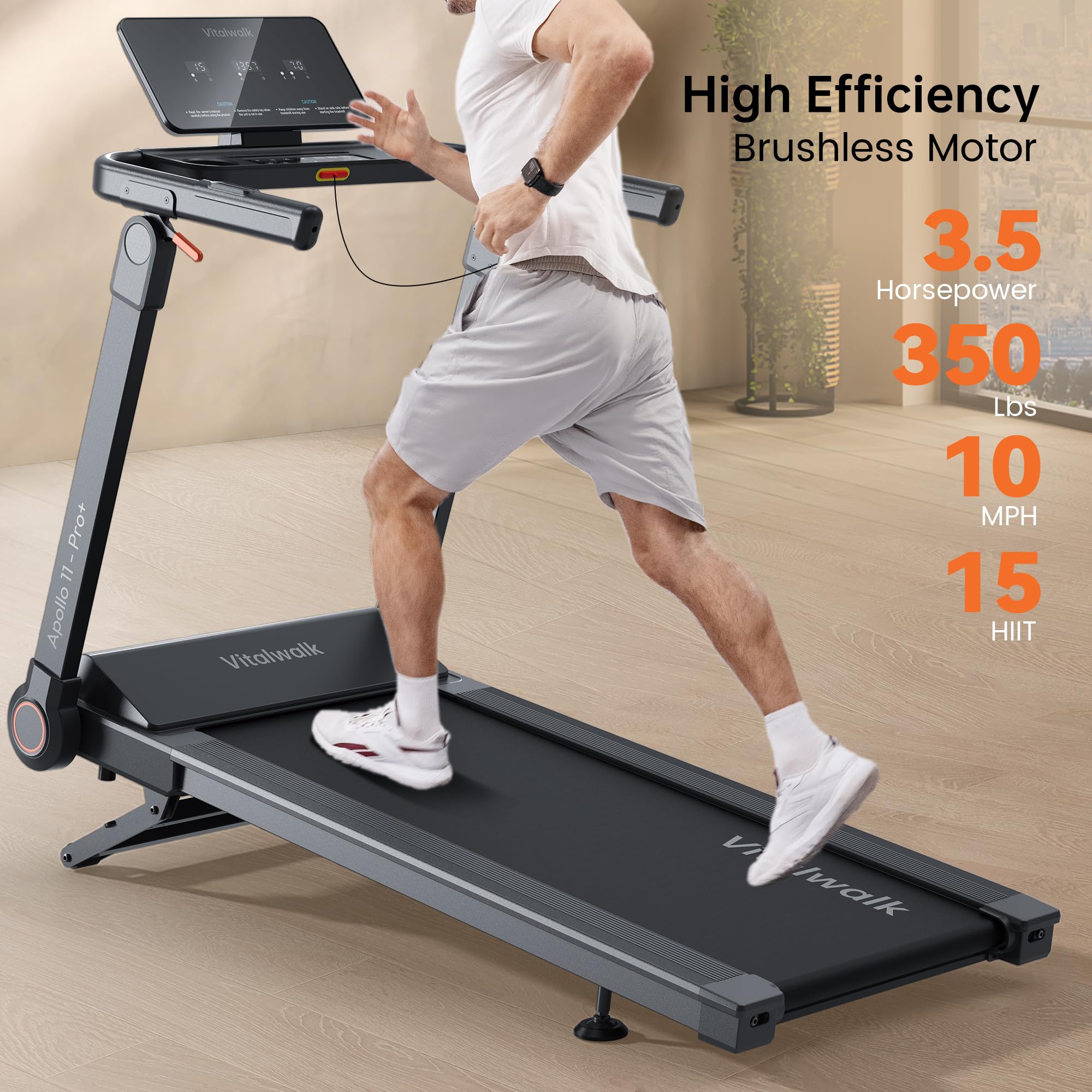 Foldable Auto Incline Walking Pad Treadmill