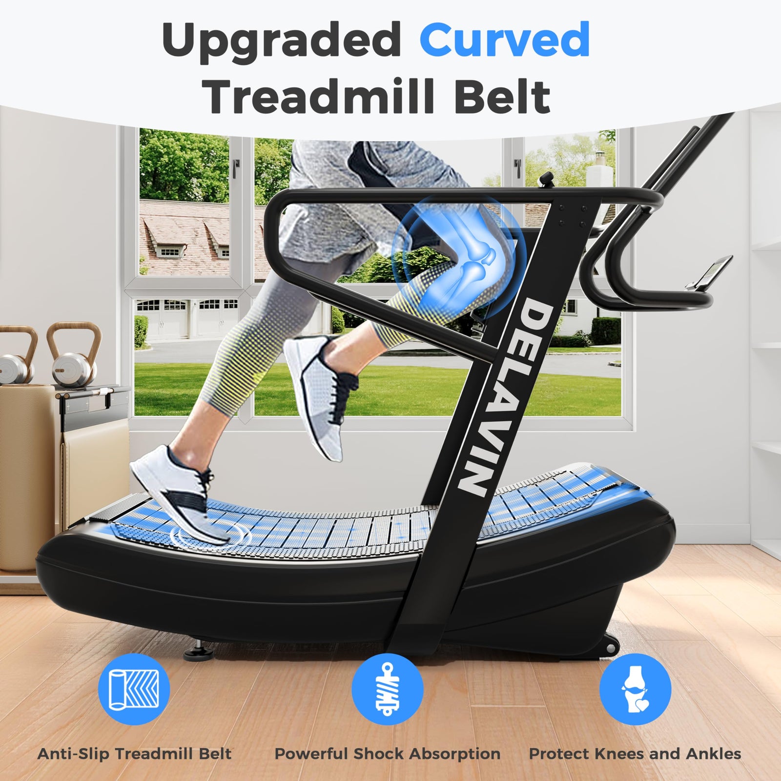 Curved Manual Treadmill