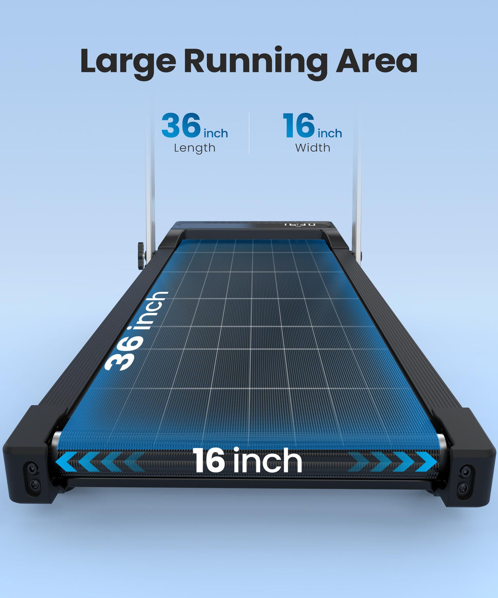 Foldable Incline Walking Pad with Handle Bar