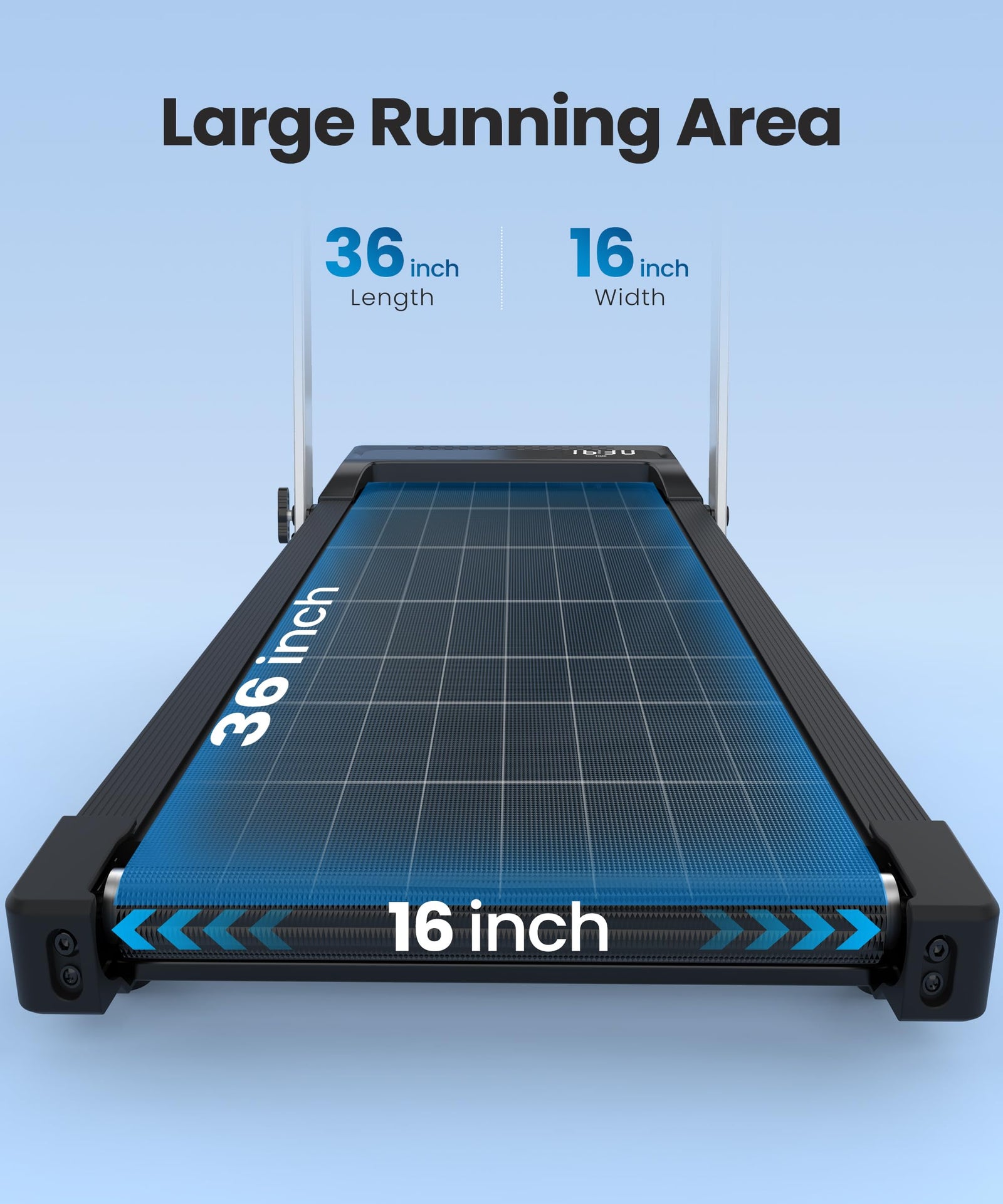 Foldable Incline Walking Pad with Handle Bar