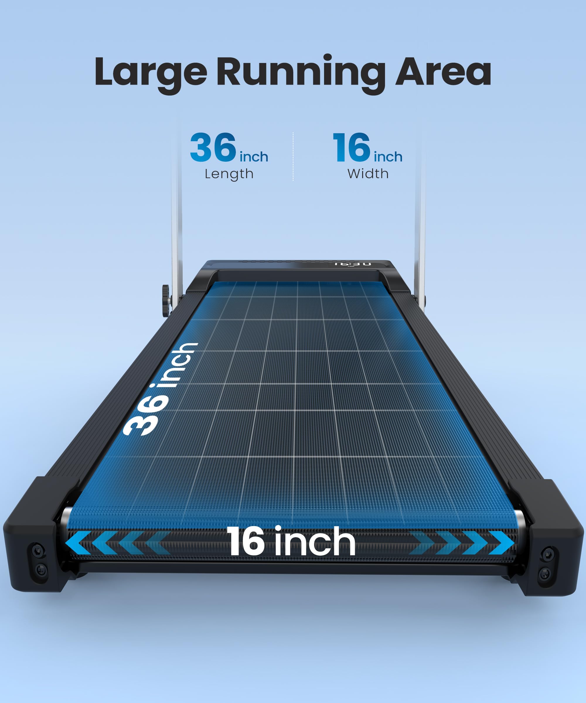 Foldable Incline Walking Pad with Handle Bar